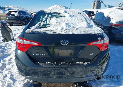 2016 Toyota Corolla Le z USA, uszkodzony, nr VIN 2T1BURHE4GC704672